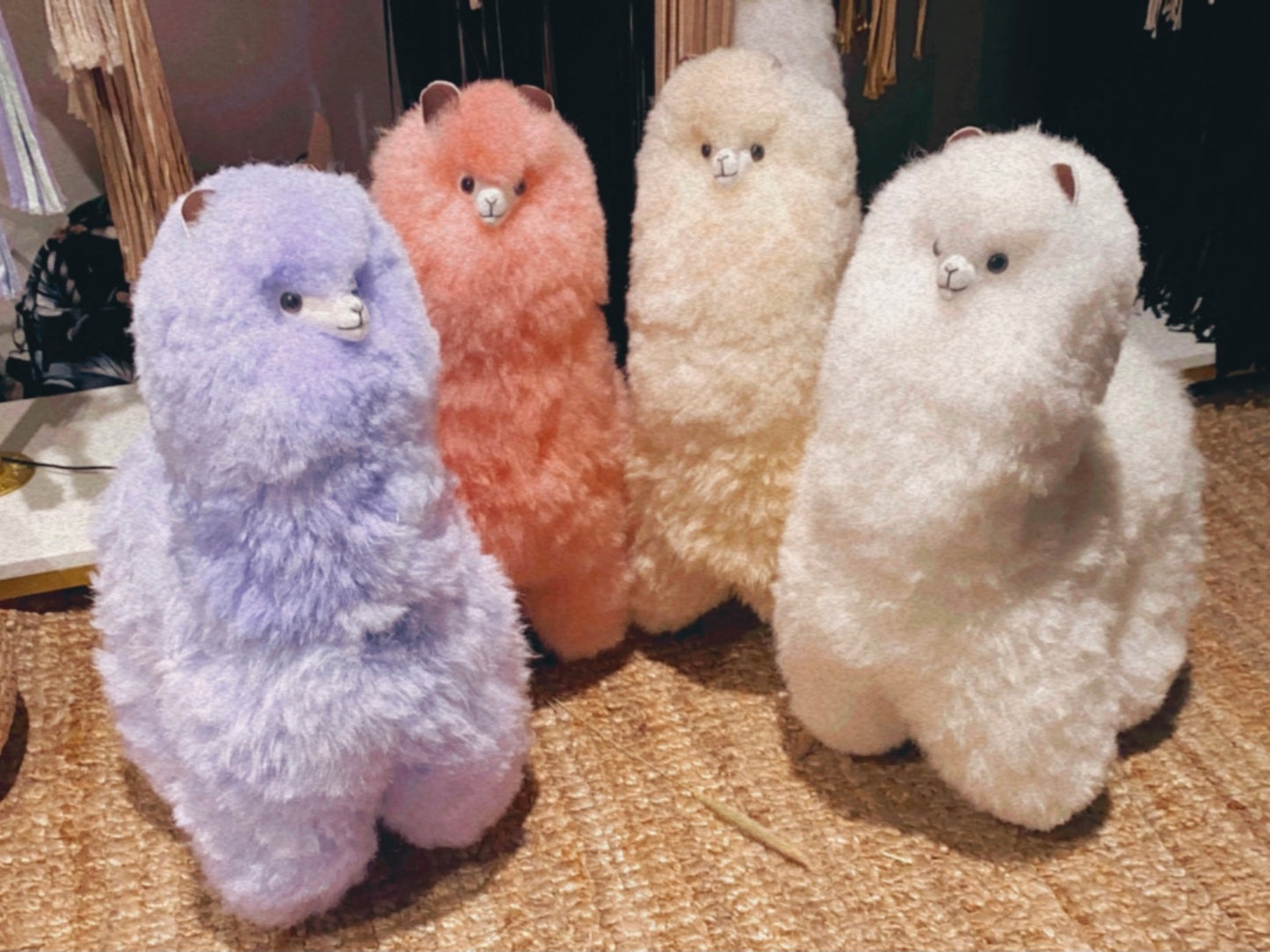 Alpaca wool plushie for home decor or gift. Large size 20