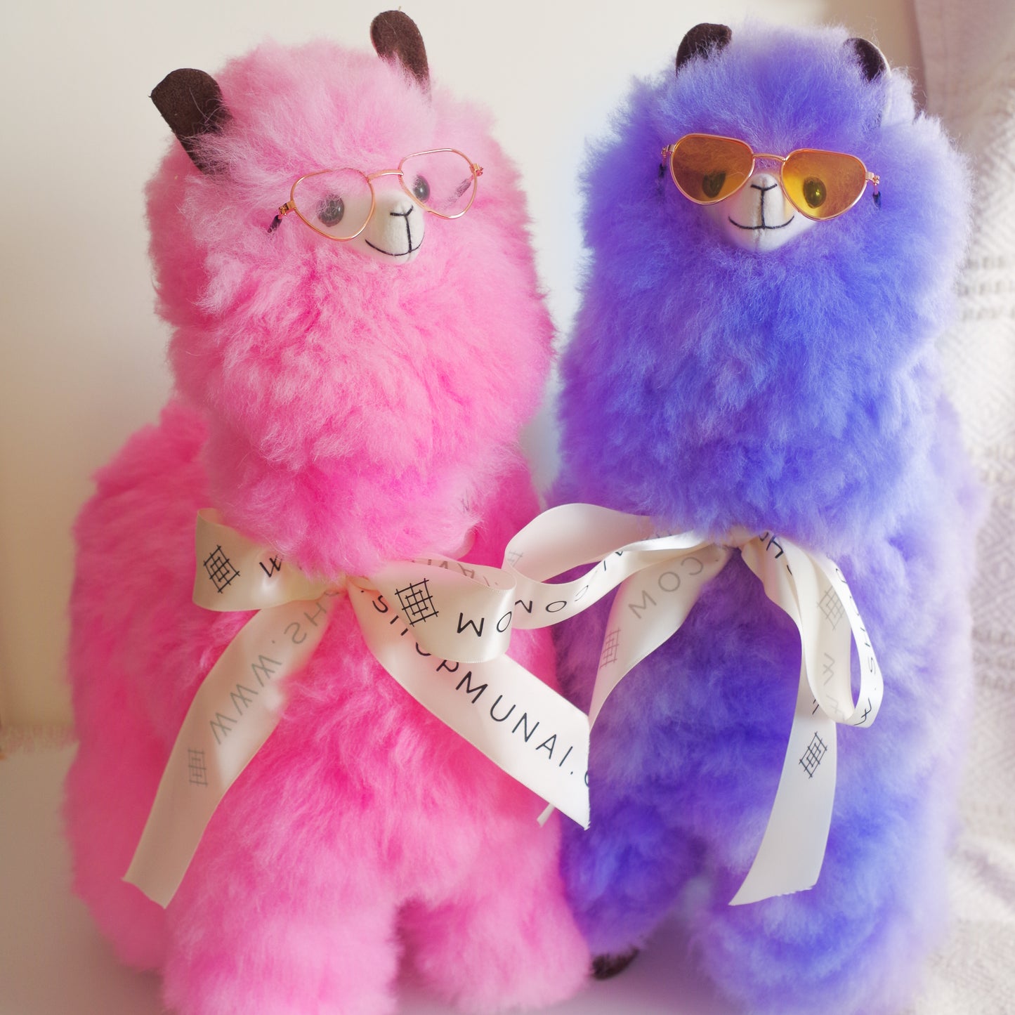 Alpaca wool plushie for home decor or gift. Large size 20