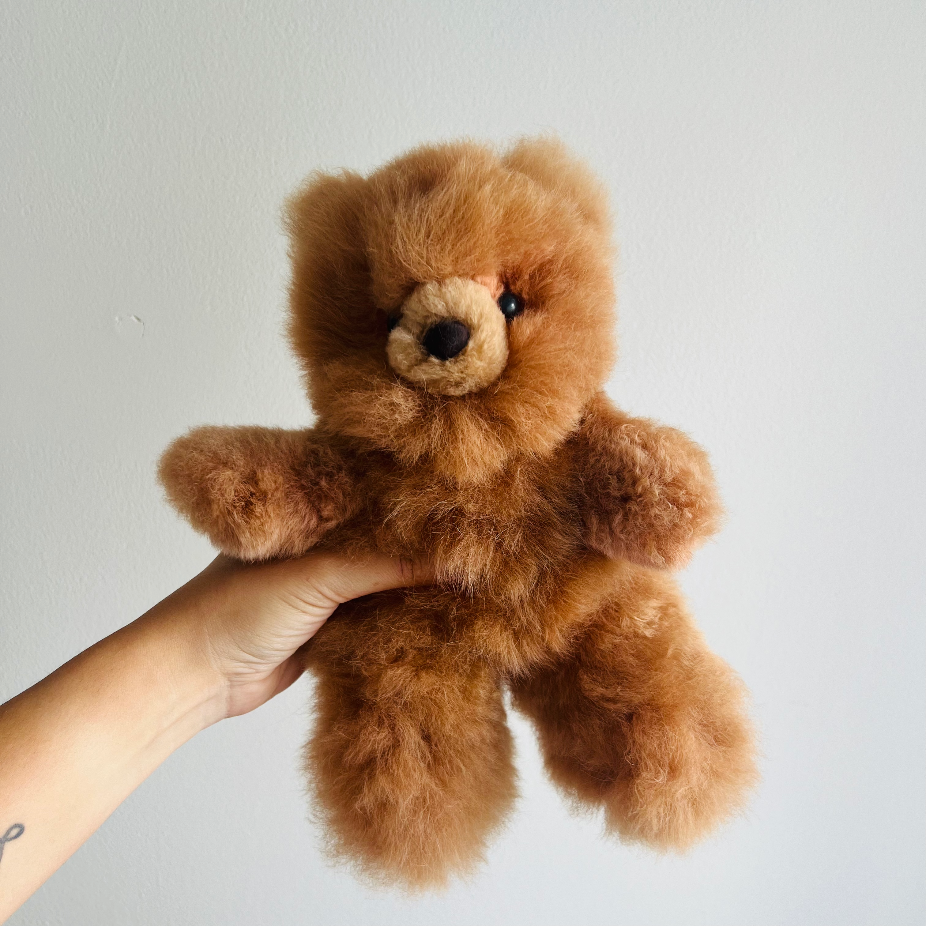 Alpaca Wool Teddy Bear Pushies – Munai