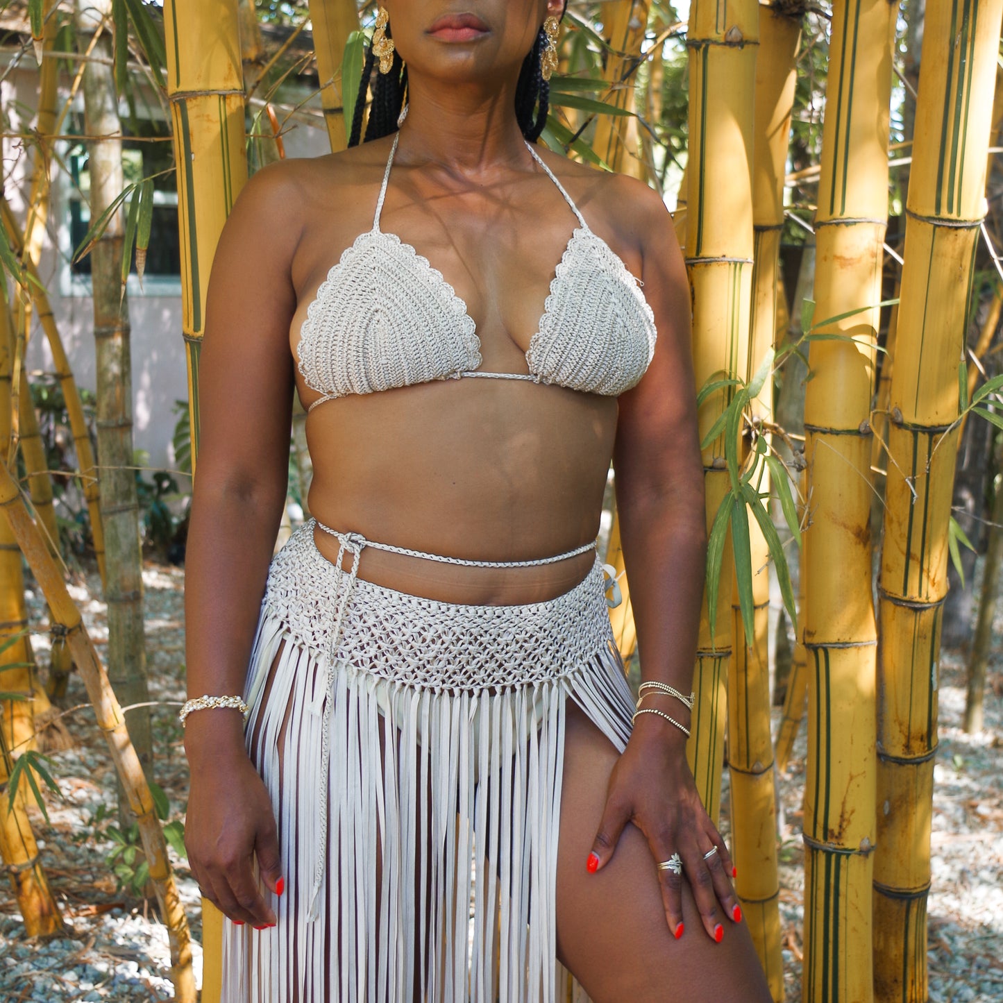 Handmade crochet bikini top. Bralette Crafted with love and attention to detail, this unique piece is made from soft silk thread