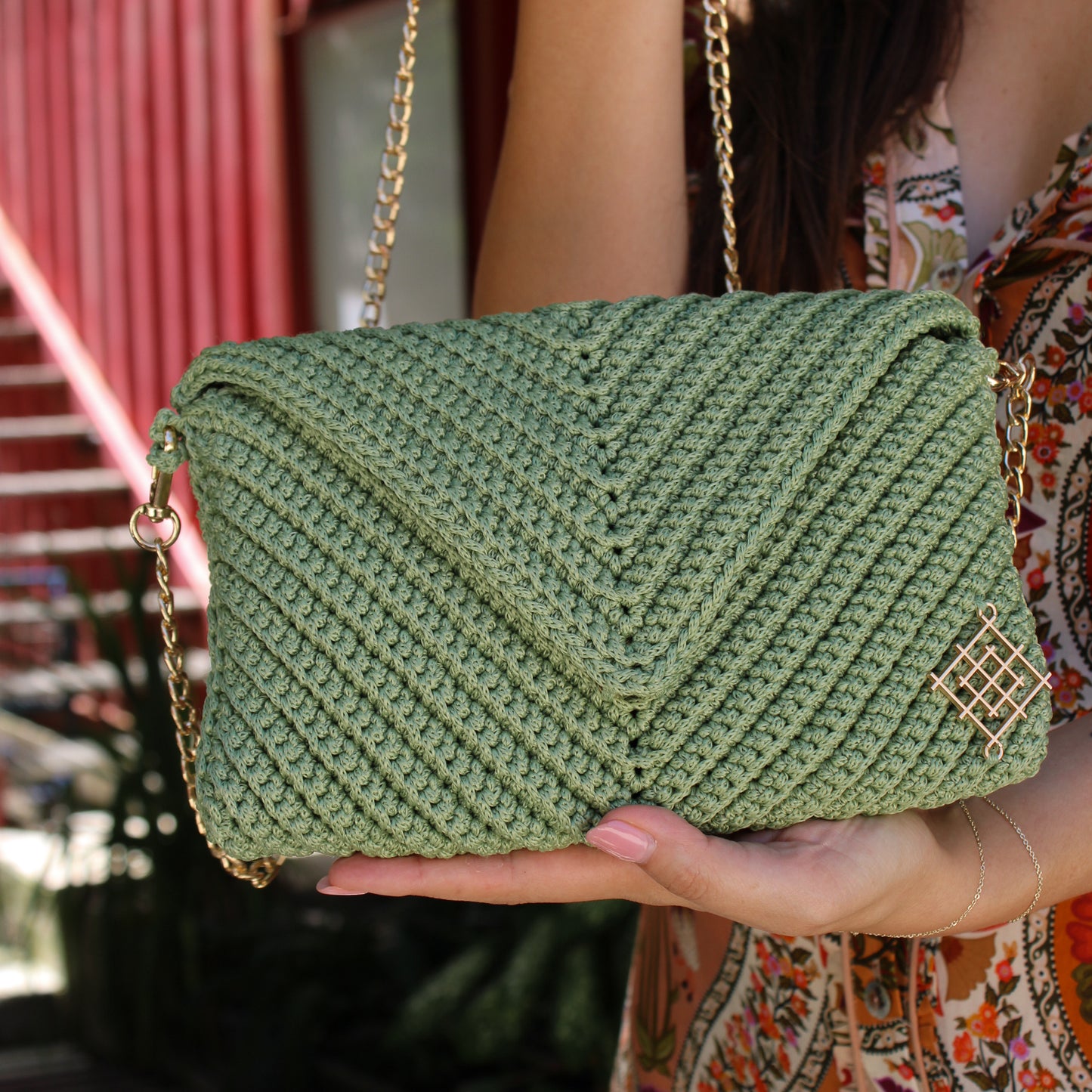Crochet Envelope Clutch