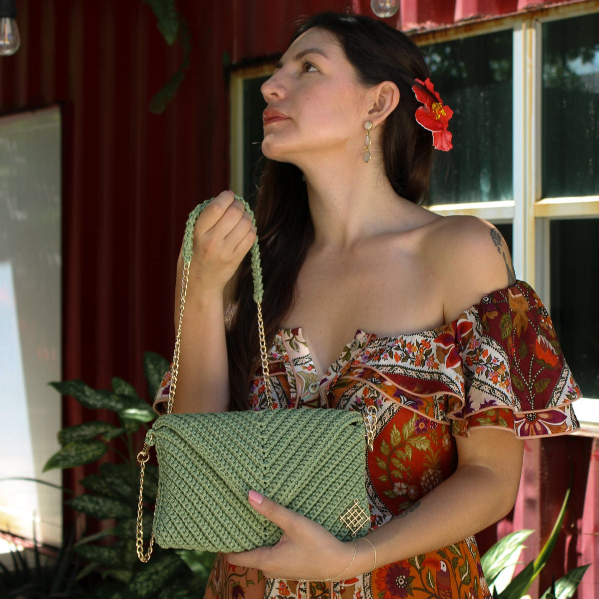 Crochet Envelope Clutch