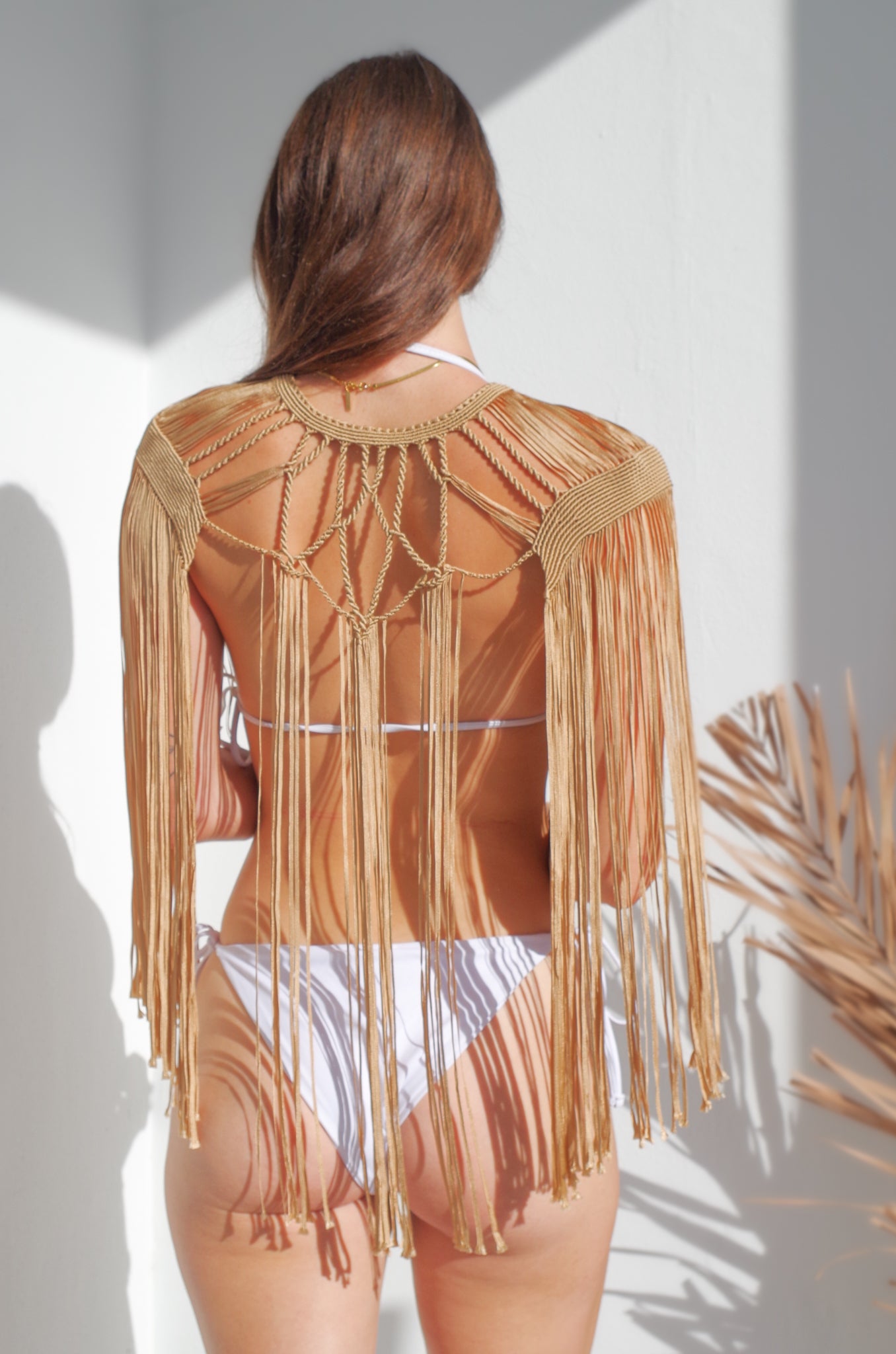 Macrame shoulder Top Cape Dress  Party Wear Boho Top | Festival Top or Rave Outfit