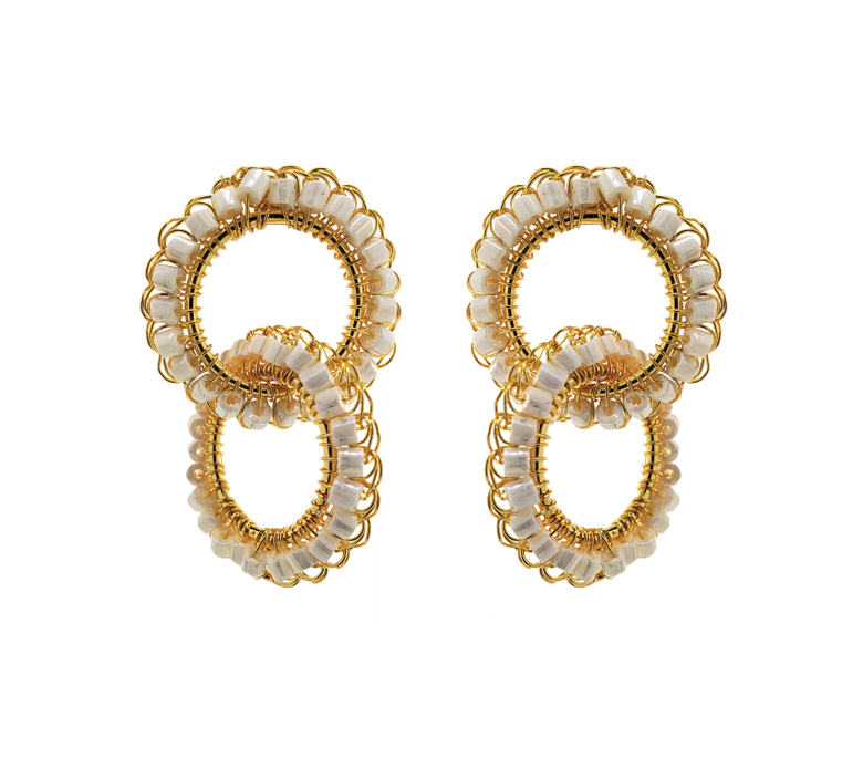 Circle Nova Crochet Earrings