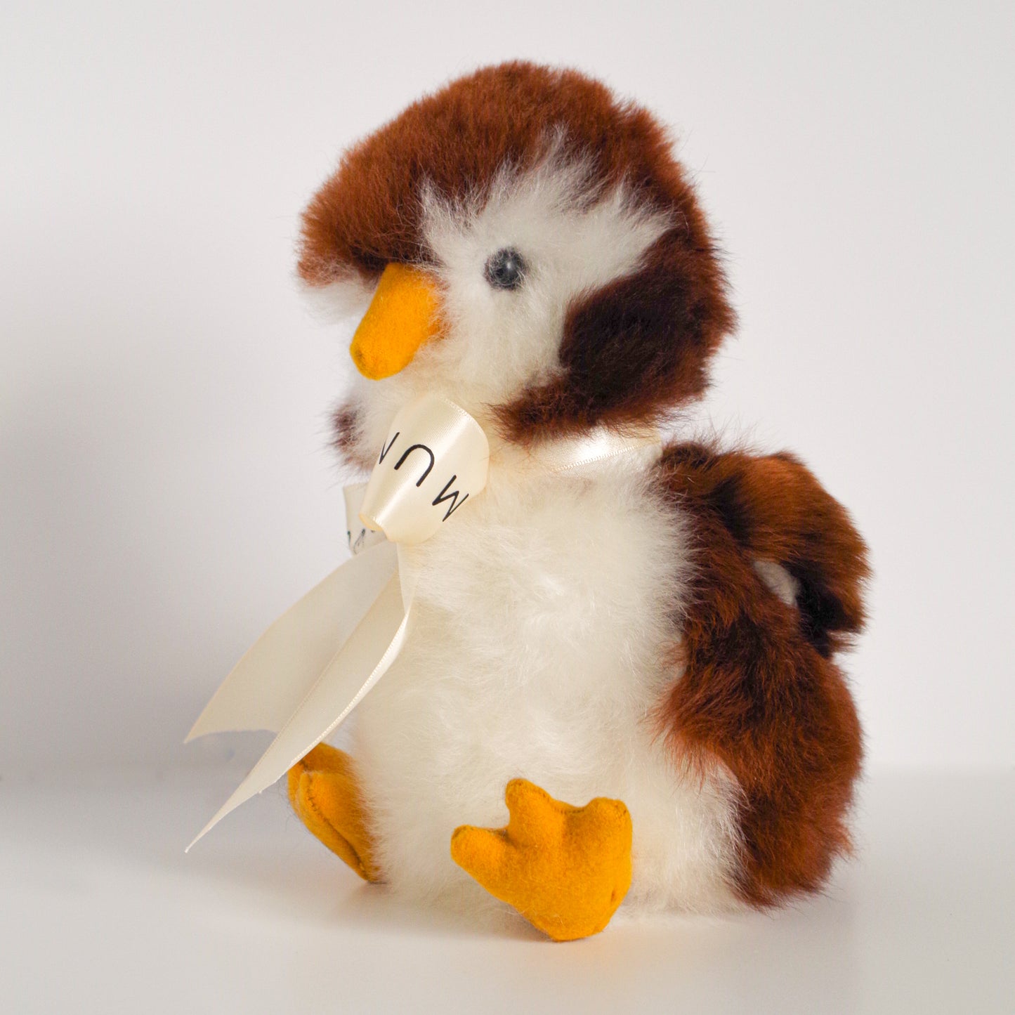 Fluffy Alpaca Penguin plushie / brown ultra soft penguin plushies / Hypoallergenic Alpaca Fur penguin toys perfect holiday gift