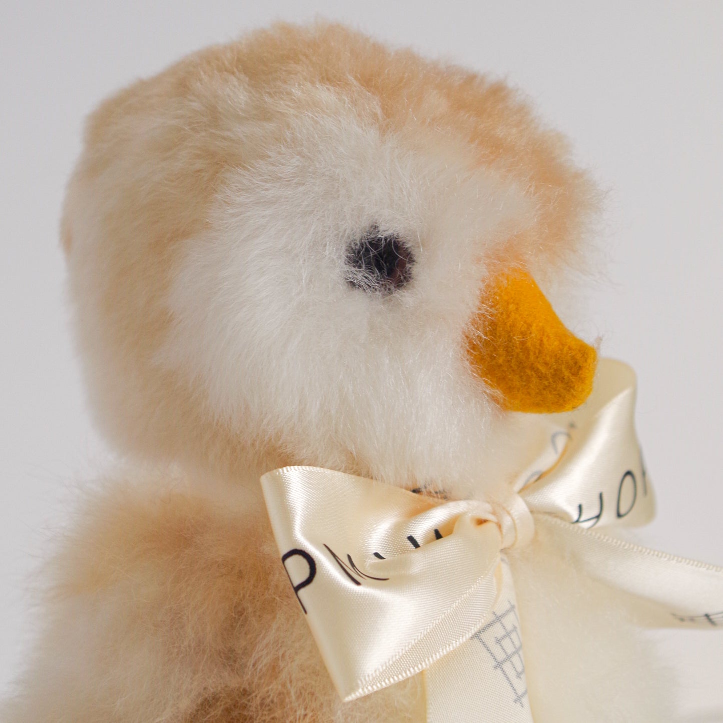 Fluffy Alpaca Penguin plushie / beige ultra soft penguin plushies / Hypoallergenic Alpaca Fur penguin toys perfect holiday gift