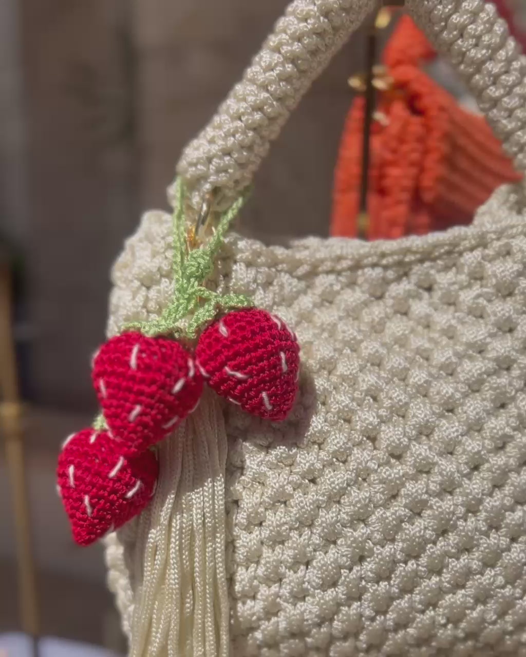 Handmade luxury crochet purse. Handmade bag for her. Pearl crochet textured handbag with crochet strap. crossbody or shoulder bag. Handmade purse.