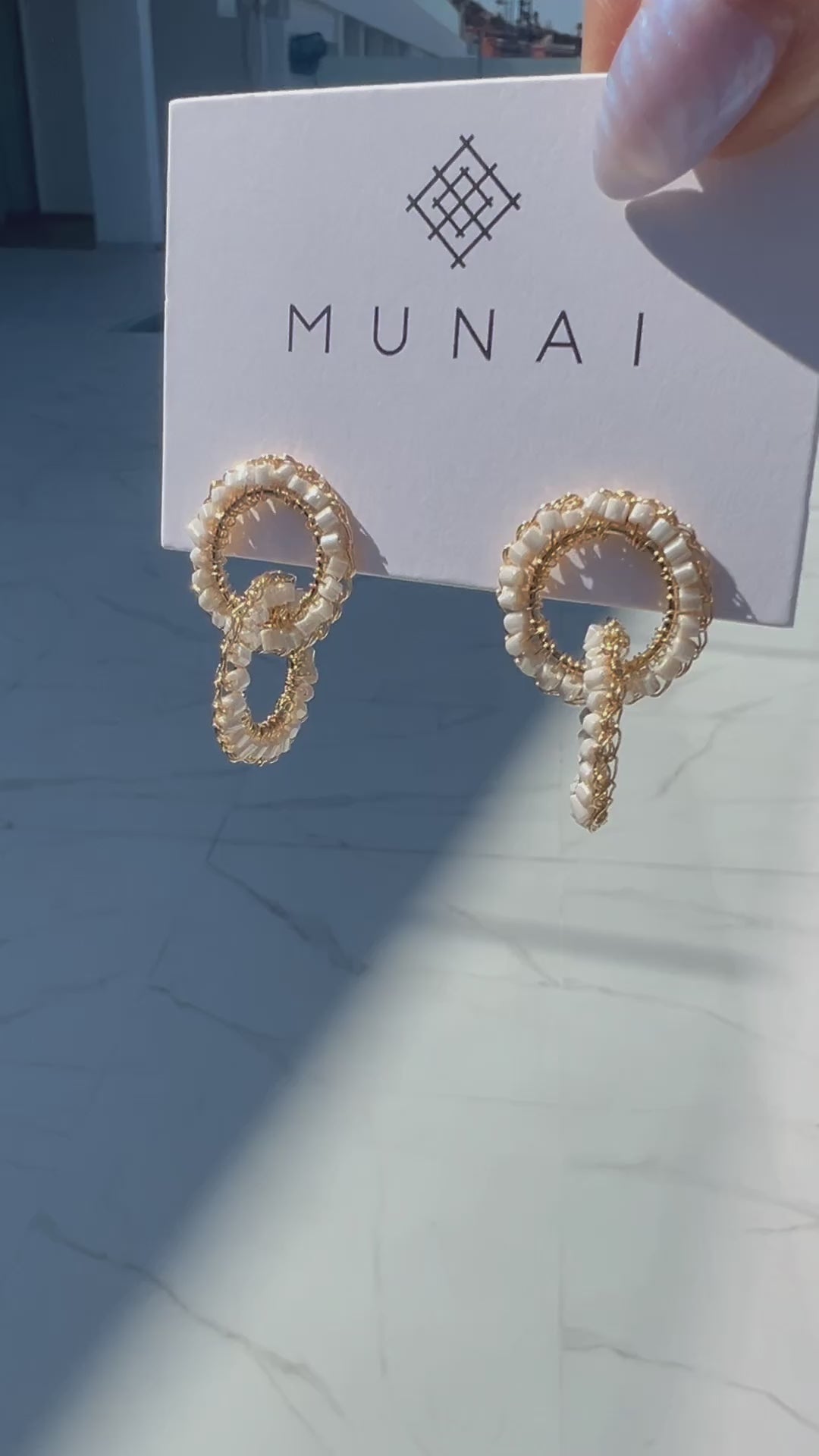 Circle Nova Crochet Earrings