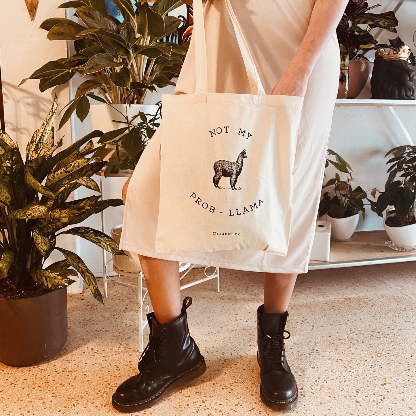 Llama Tote Bag