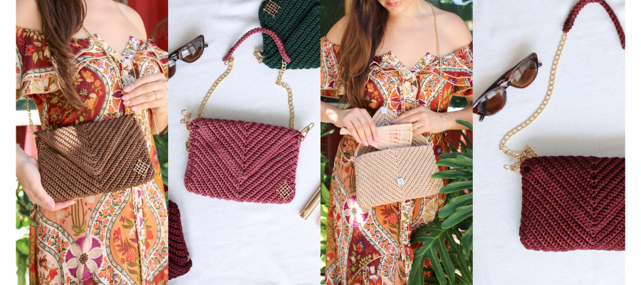 One Bag, Many Moods: The Envelope Crochet Clutch Color Variety
