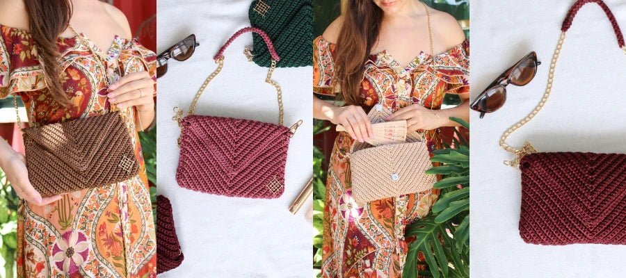 How To Combine Our Crochet Envelope Bags - Munai