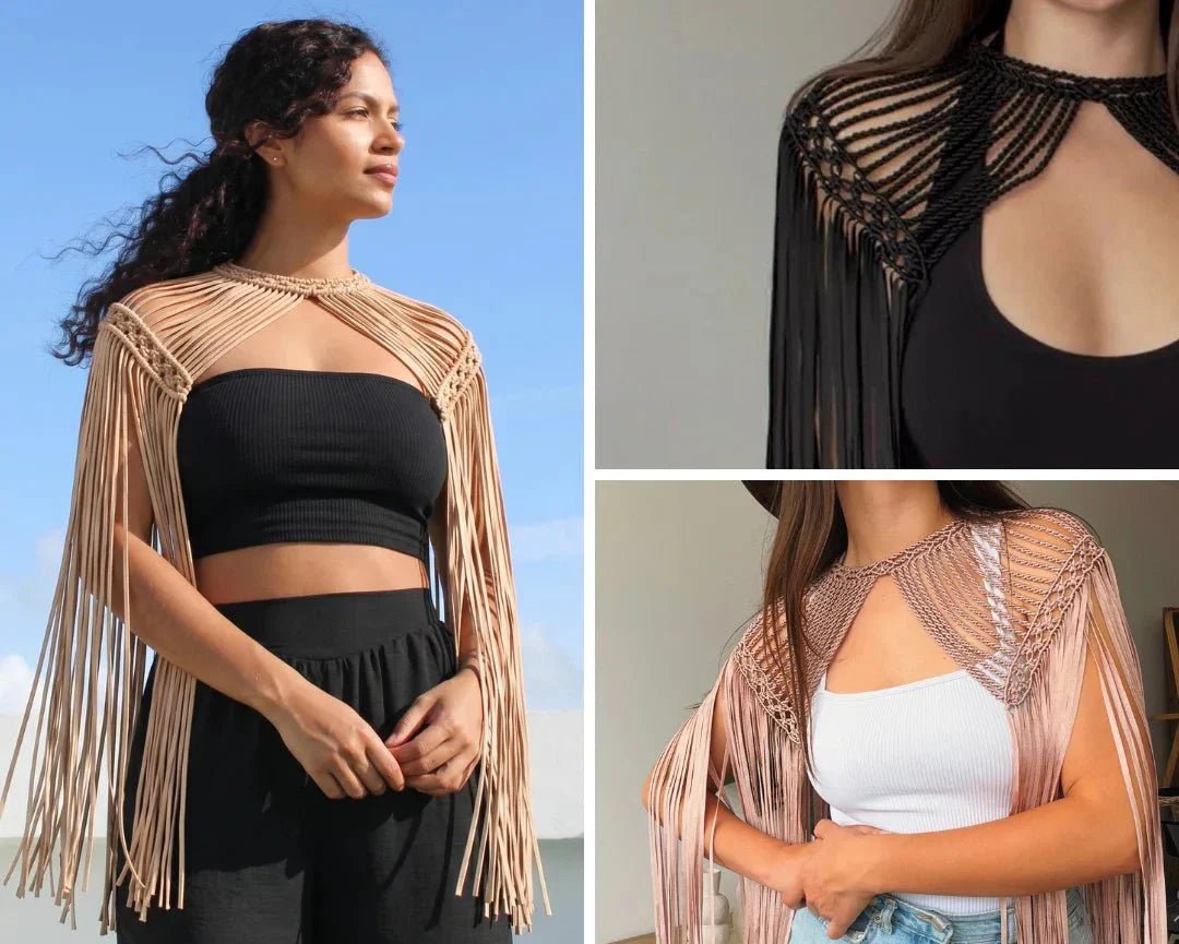 Leia Fringe Cape Style Guide And Outfit Ideas - Munai