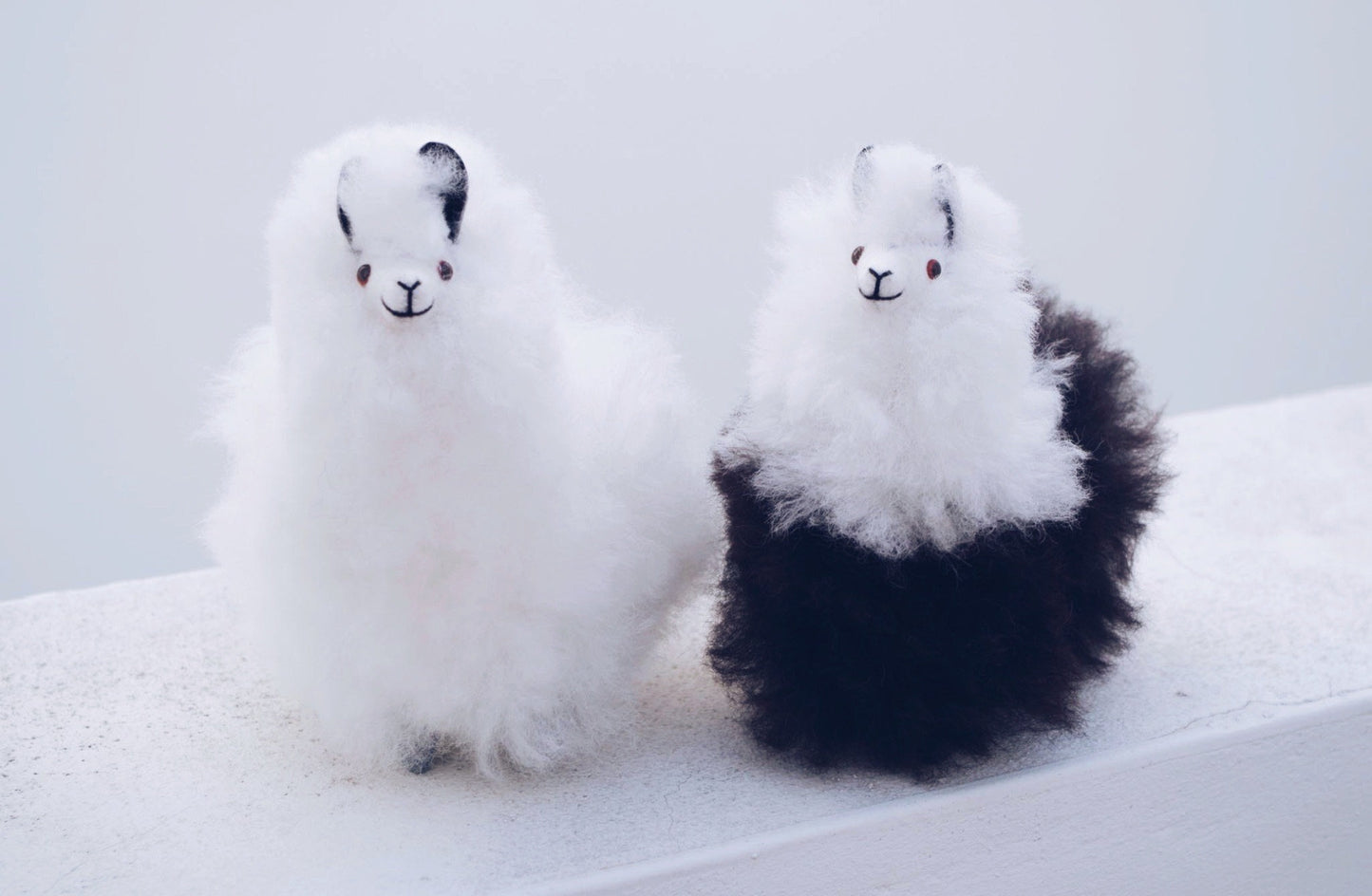 Alpaca wool plushie for home decor or gift. Small size 6