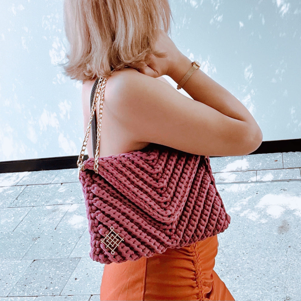 
                      
                        Small Crochet Envelope Crossbody handmade Bag. Envelope Crochet evening clutch 
                      
                    