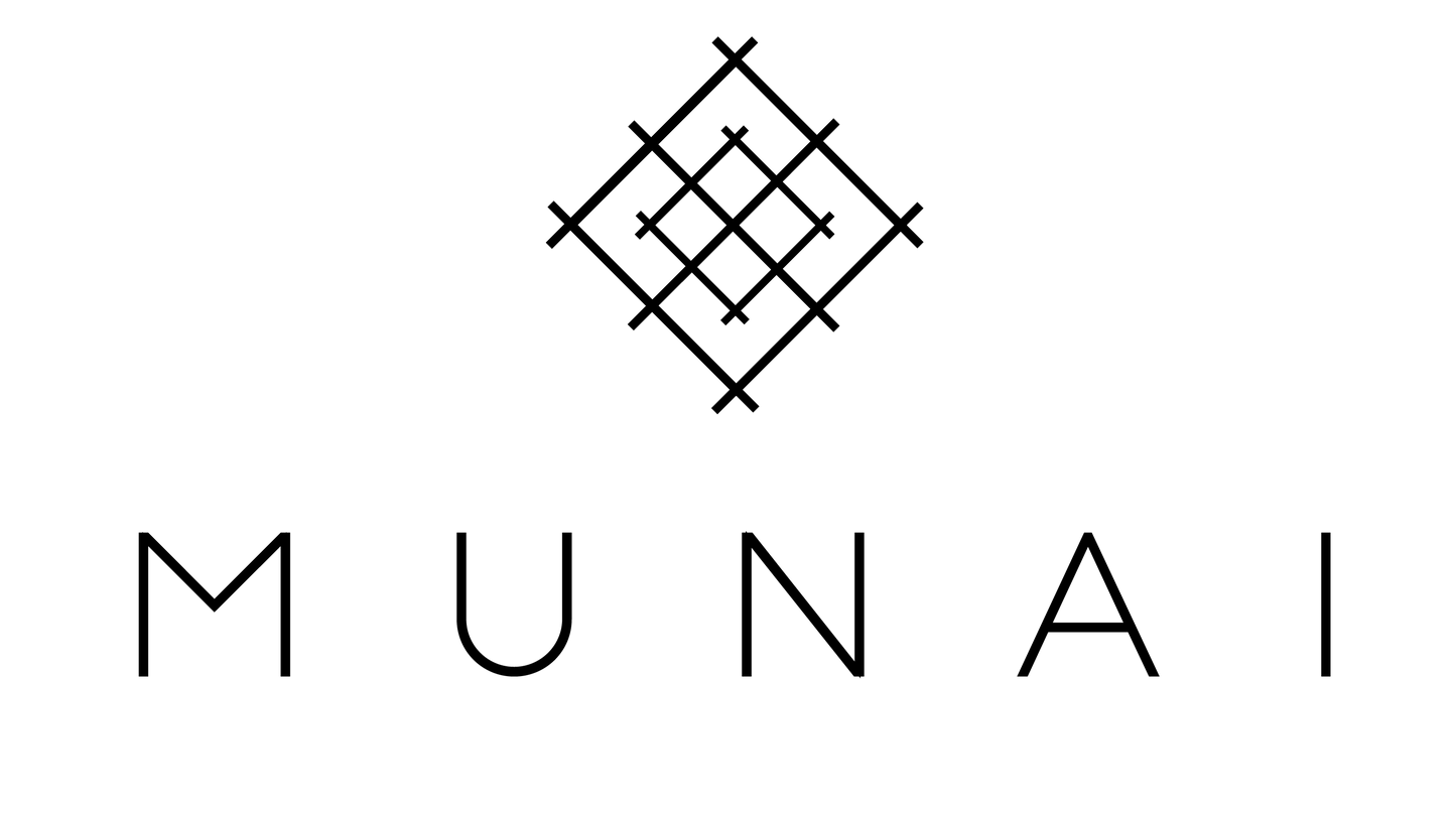 Munai Logo in Black and white