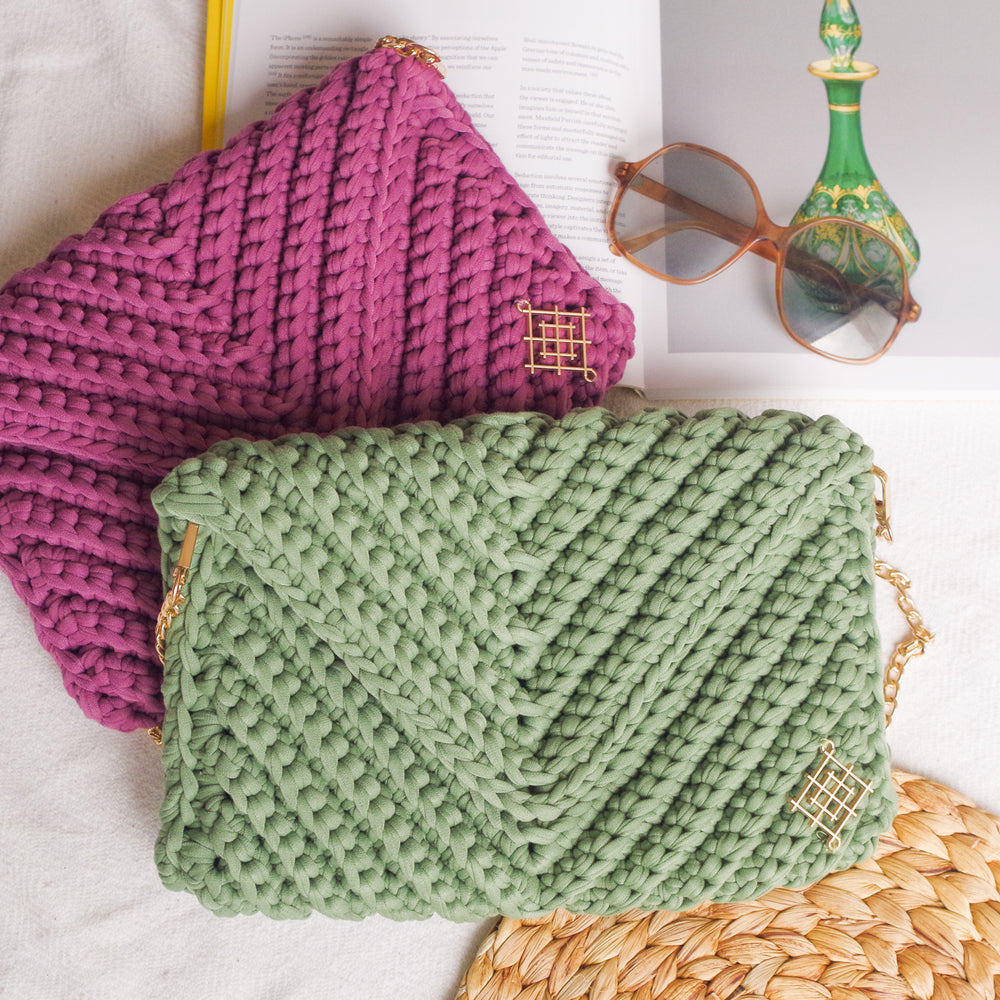 
                      
                        Small Crochet Envelope Crossbody handmade Bag. Envelope Crochet evening clutch 
                      
                    