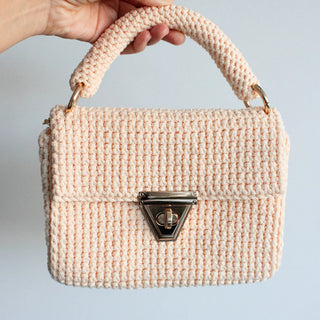 Amber Bag - Handmade Crochet Bag – Luxury Evening Handbag - Munai