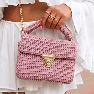 Amber Bag - Handmade Crochet Bag – Luxury Evening Handbag - Munai