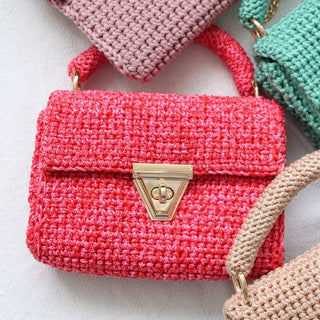 Amber Bag - Handmade Crochet Bag – Luxury Evening Handbag - Munai