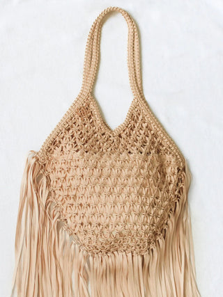 Arianna Macrame Bag - Crossbody fringe bag - Munai