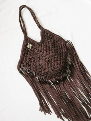 Arianna Macrame Bag - Crossbody fringe bag - Munai