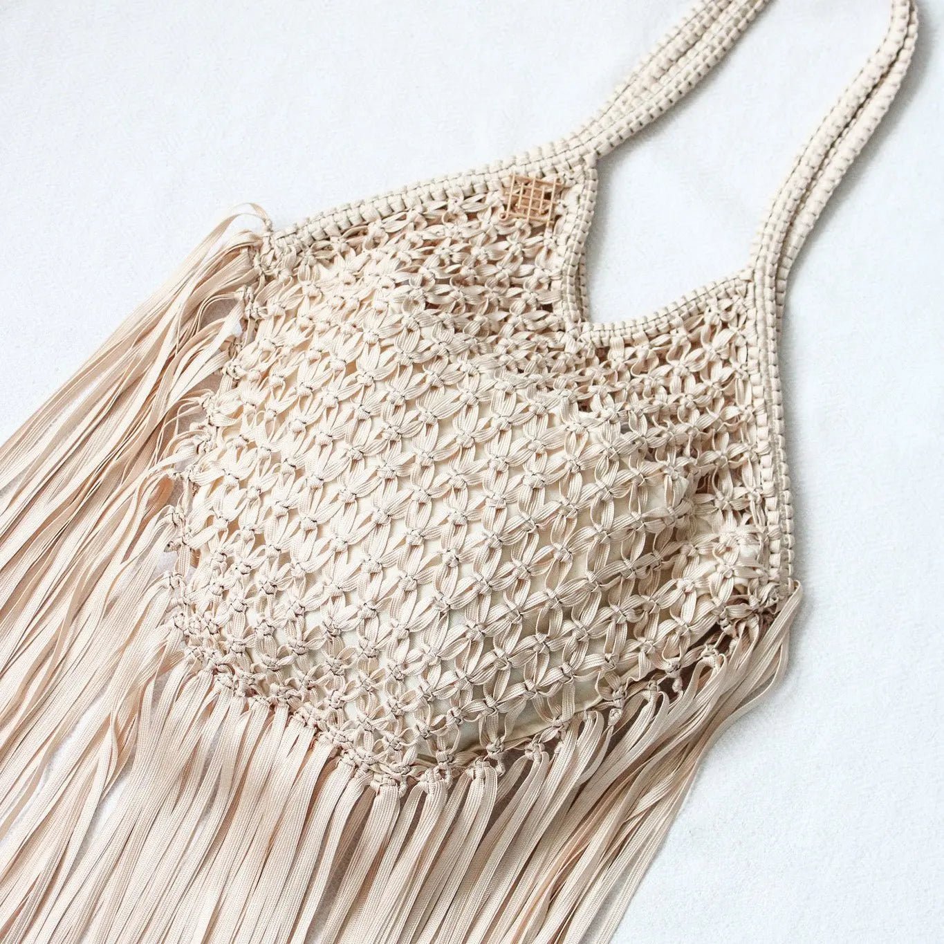 Arianna Macrame Bag - Crossbody fringe bag - Munai