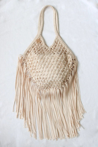 Arianna Macrame Bag - Crossbody fringe bag - Munai