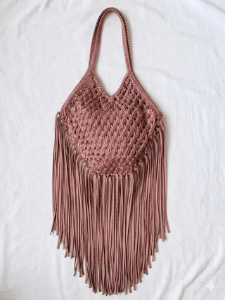 Arianna Macrame Bag - Crossbody fringe bag - Munai