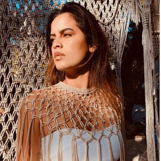 Choker | Macrame Shoulder Necklace - Munai