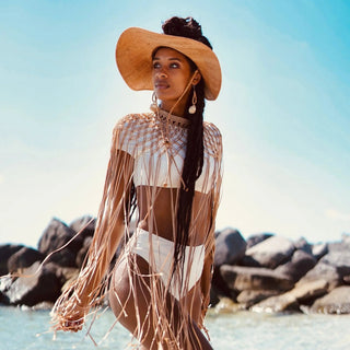 Choker | Macrame Shoulder Necklace - Munai