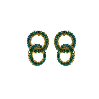 Circle Nova Crochet Earrings - Geometric earrings - Munai