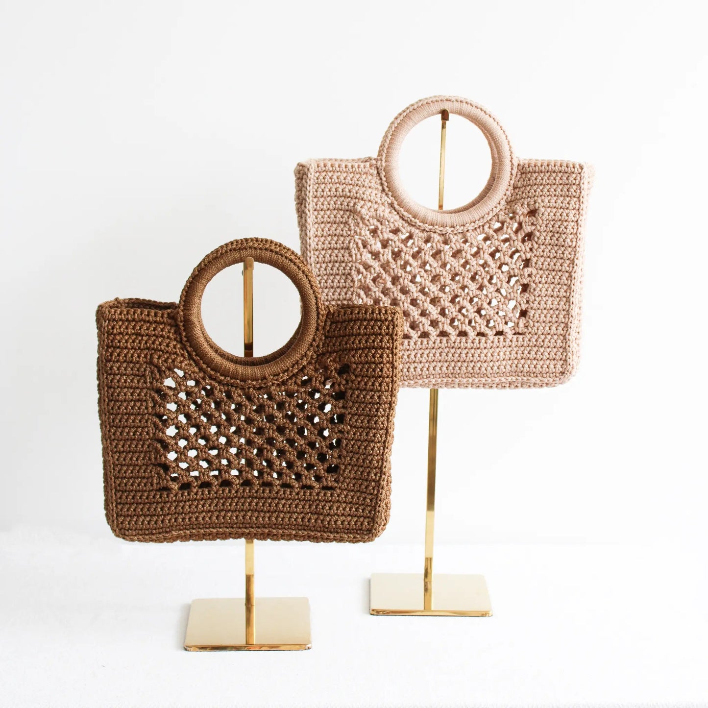 Crochet Basket Bag - Munai