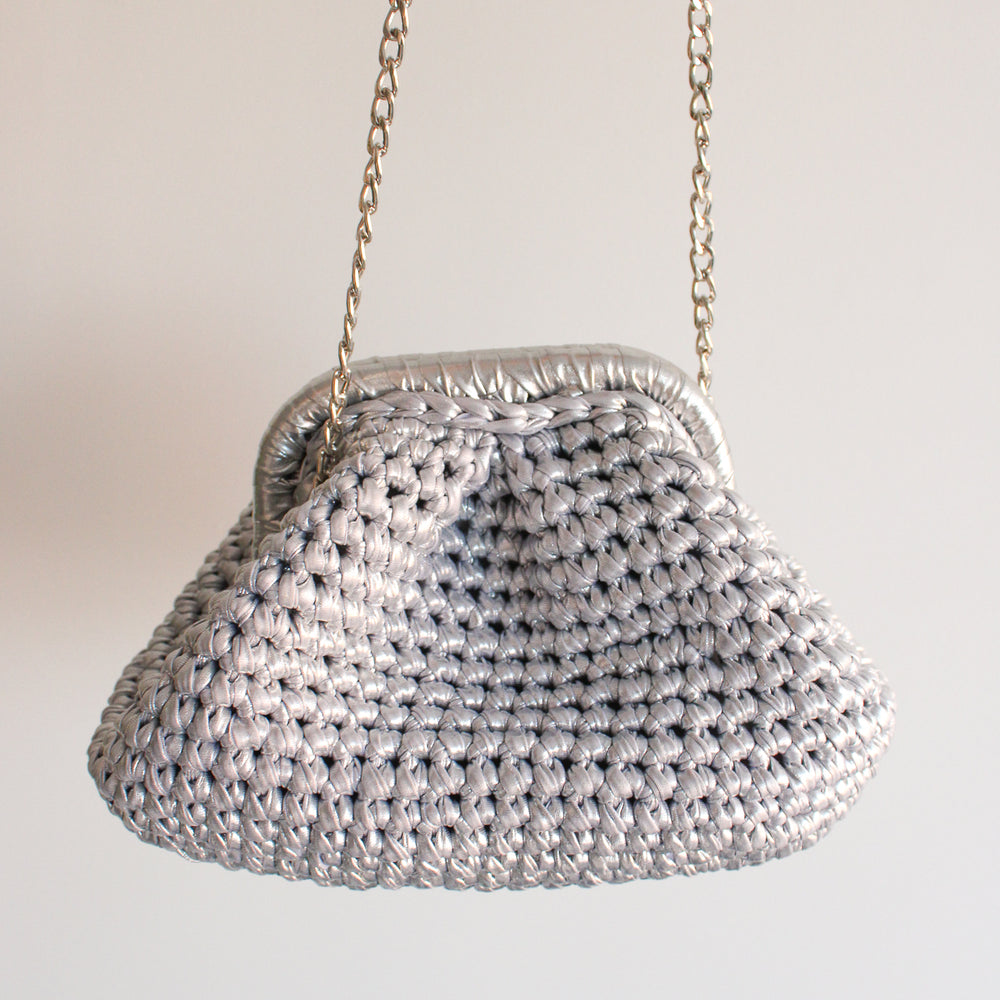 
                      
                        Metallic Clutch Crochet Bags
                      
                    