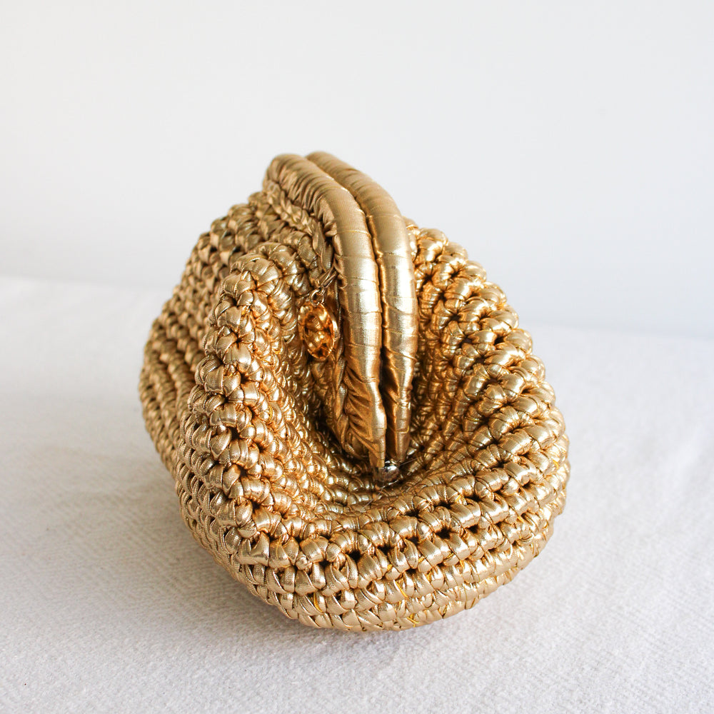 
                      
                        Metallic Clutch Crochet Bags
                      
                    