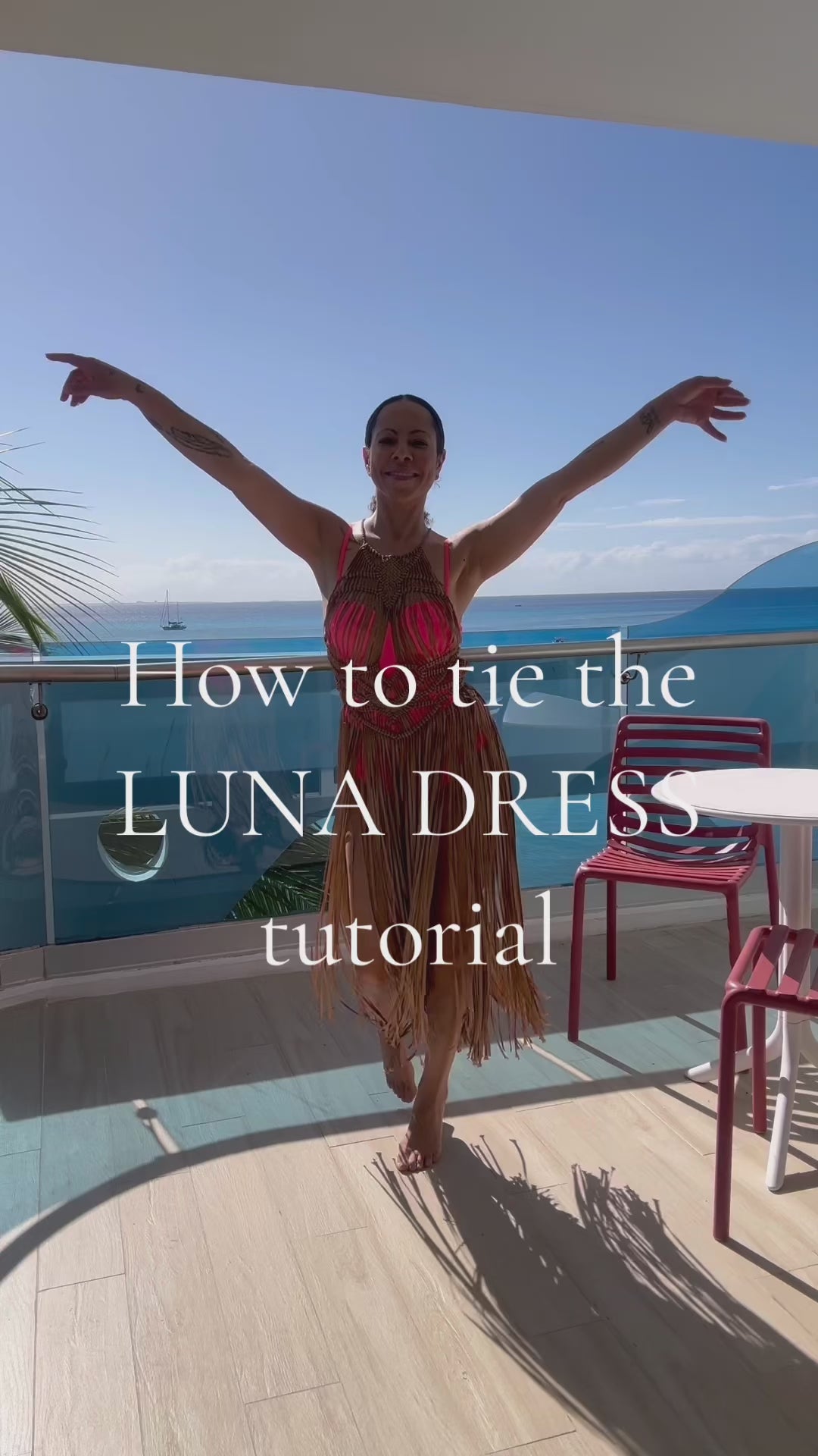 Luna Boho Statement Dress - Resort Cover Up