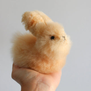 Small Bunny keychains - 100% Alpaca fur bag charms - Munai