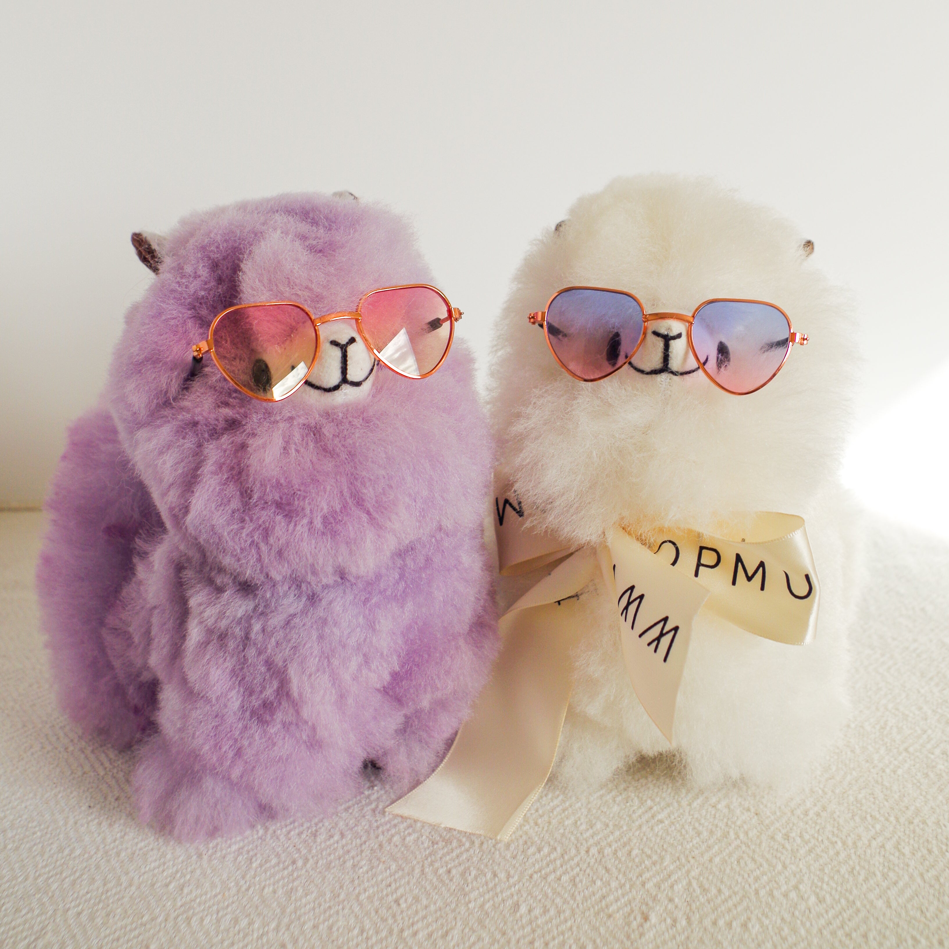 Alpaca Wool Teddy Bear Pushies – Munai