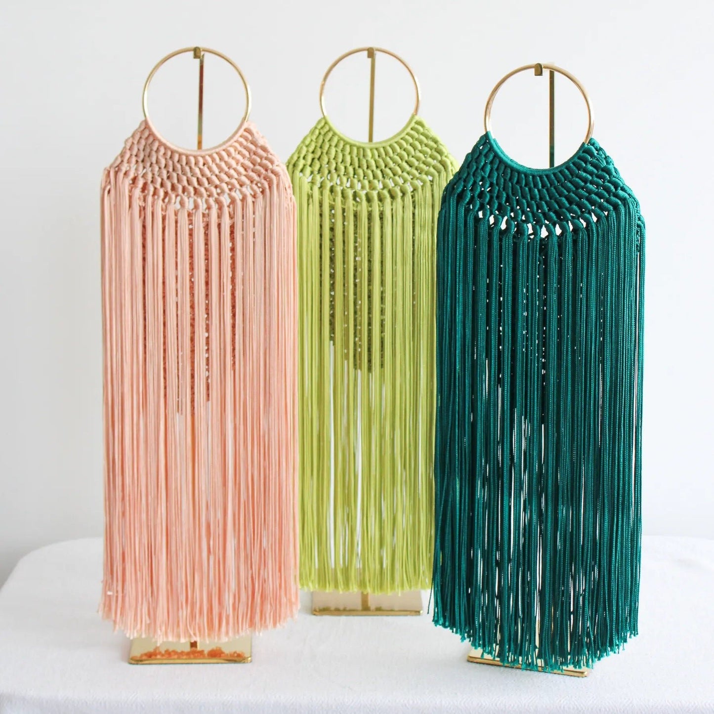 Tiffany Handcrafted Crochet Fringe Bag - Luxury Resort Statement Purse - Munai