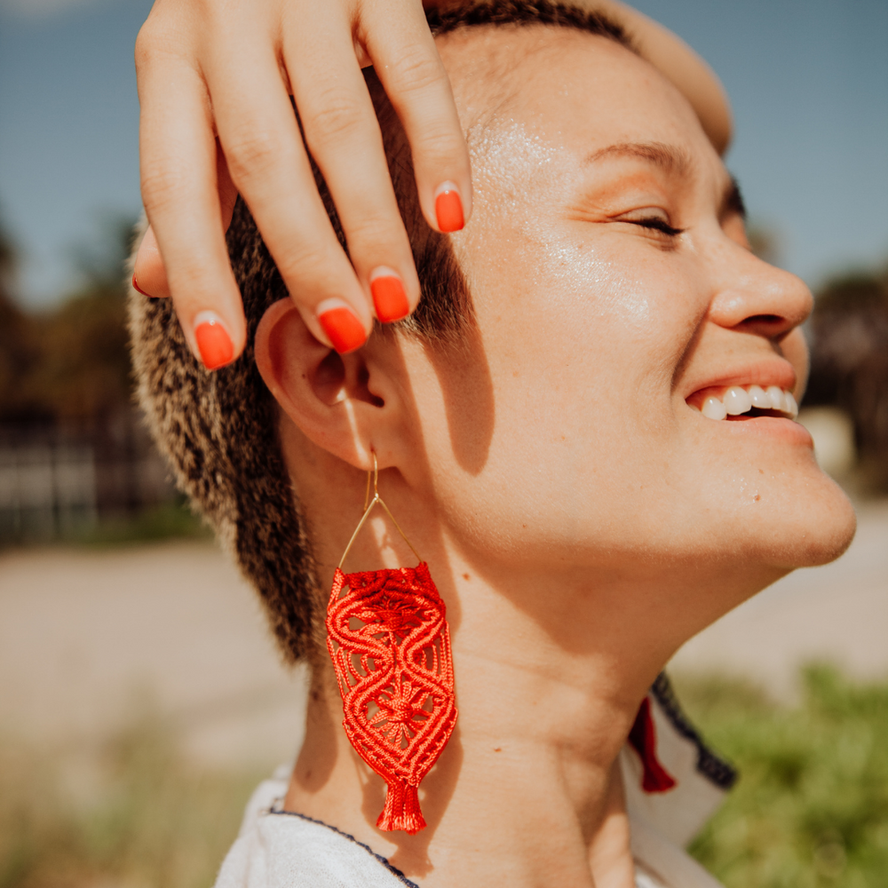 Hawaiian Flowers Earrings